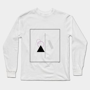 Minimal World #01 Long Sleeve T-Shirt